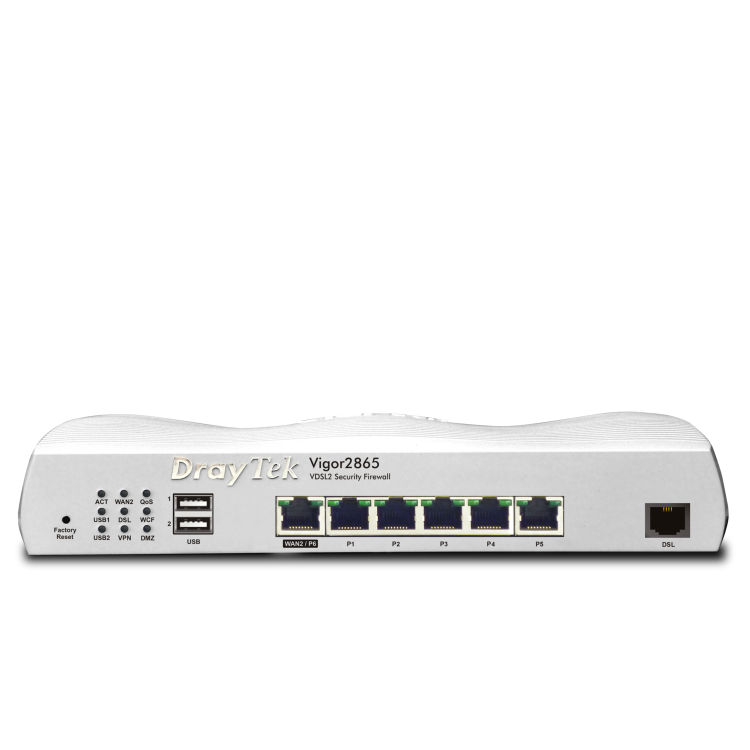 Refurbished Draytek Vigor 2865 VDSL 5 Port Wired Router