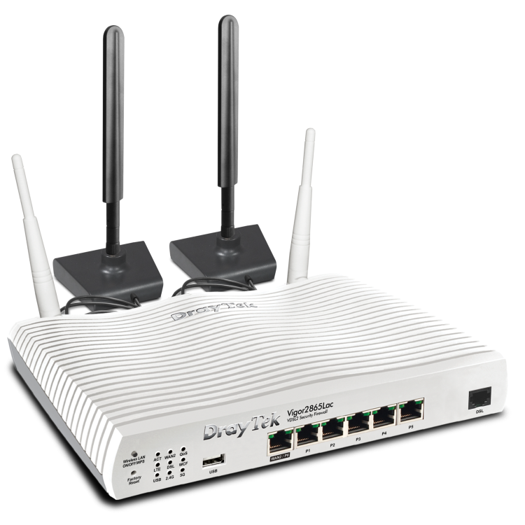 Refurbished Draytek Vigor 2865 VDSL 5 Port Wired Router