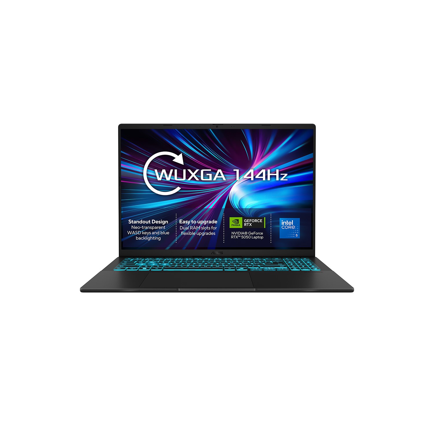 V16 Intel Core 5 RAM 512GB SSD GeForce RTX 5050 144Hz 16 Inch Windows 11 Gaming Laptop