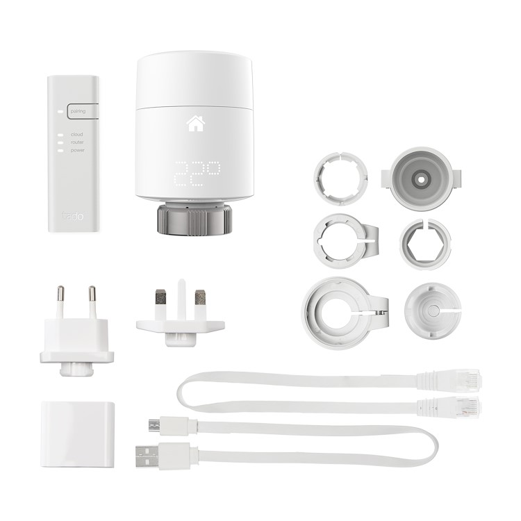 Tado Vertical Smart Radiator Vertical Thermostat Kit 