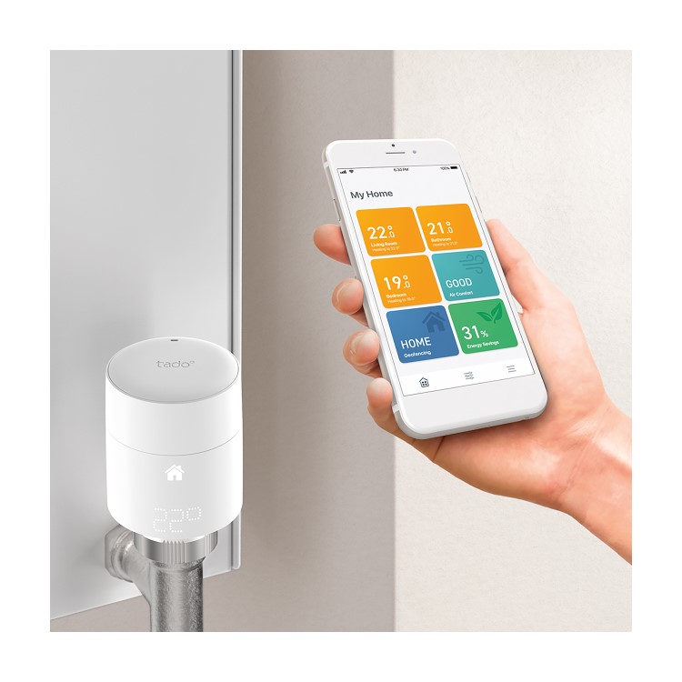 Tado Vertical Smart Radiator Vertical Thermostat Kit 