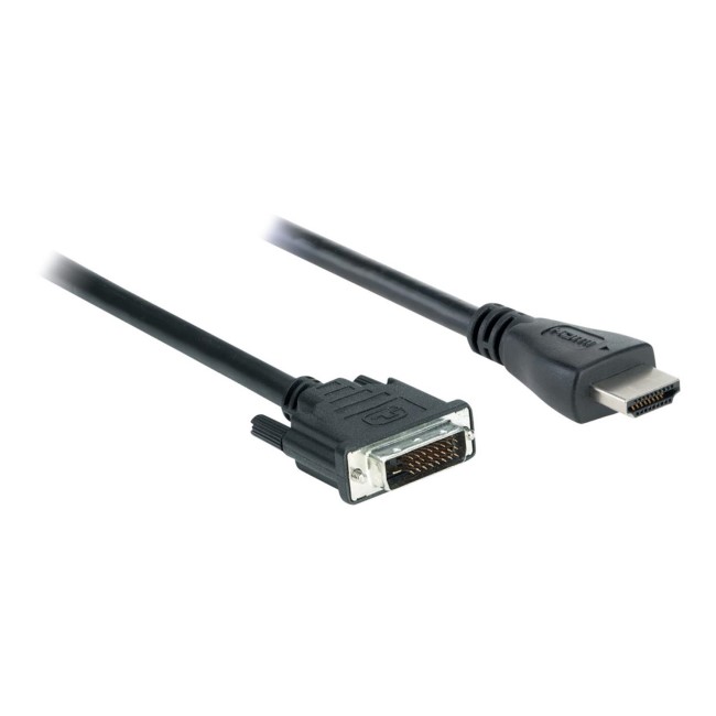 V7 HDMI to DVI-D 2M Male-to-Male Cable - Black