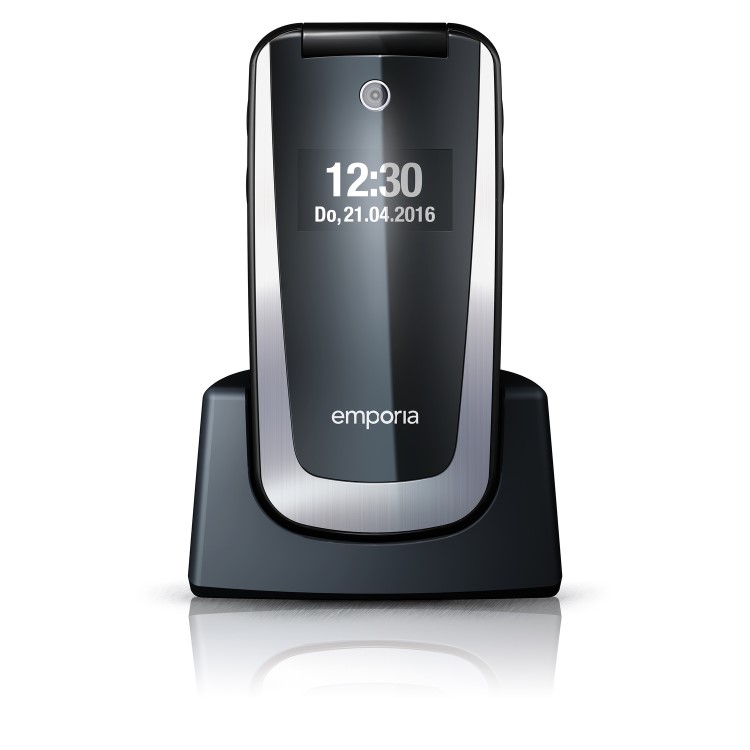 Emporia SELECT 3G Black/Silver 2.4" Easy To Use Clamshell 3G Unlocked & SIM Free
