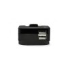 VAA-009-UK Foldable Dual USB 5V 2.1 UK Plug