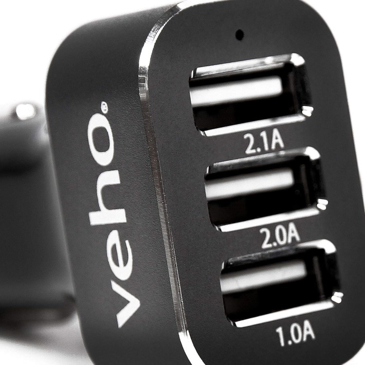 Veho Triple USB 5V 5.1A Car charger