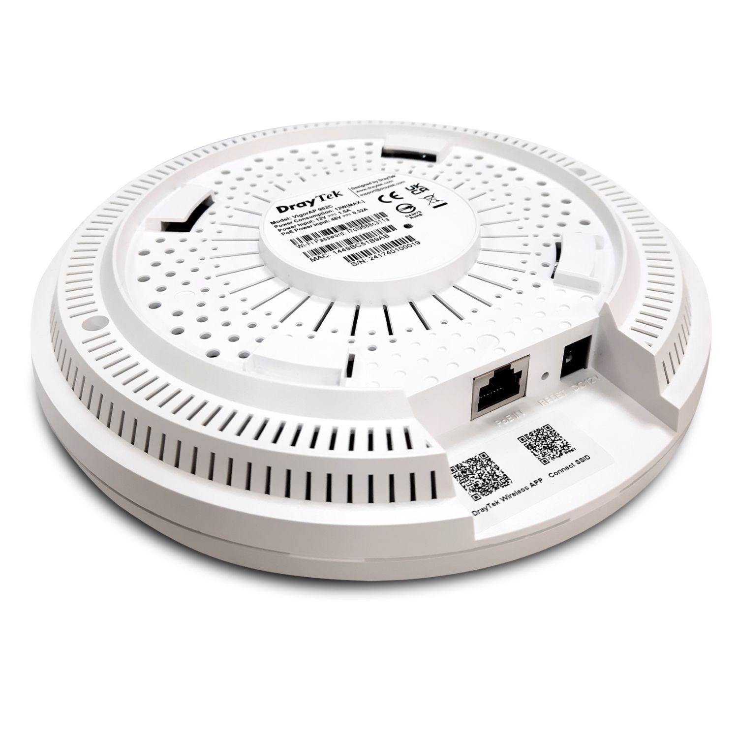 DrayTek VigorAP 962C Wi-Fi 6 AX3000 Wireless Access Point - Laptops Direct DrayTek VigorAP 962C Wi-Fi 6 AX3000 Wireless Access Point - Laptops Direct