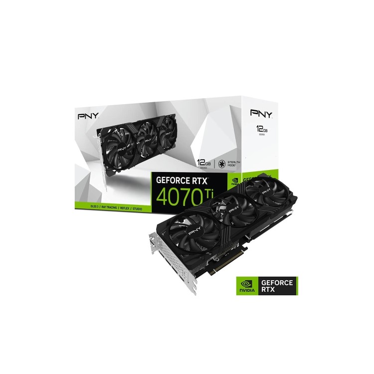 PNY NVIDIA GeForce RTX 4070 Ti 12GB 2610MHz GDDR6X Graphics Card