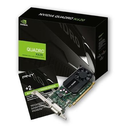 PNY NVIDIA QUADRO K620 2GB PCI-E X16 DDR3 1*DVI-I 1*DP +2 YEAR