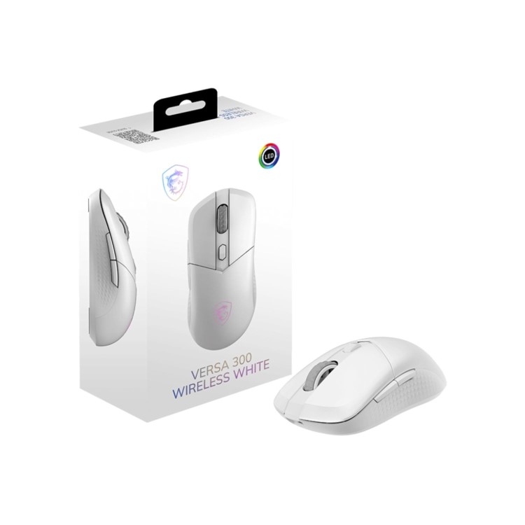 MSI VERSA 300 W WHITE Wireless Gaming Mouse White