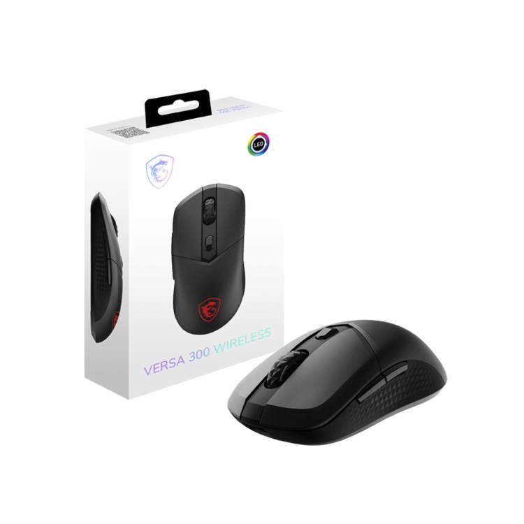 MSI VERSA 300 W Wireless Gaming Mouse Black