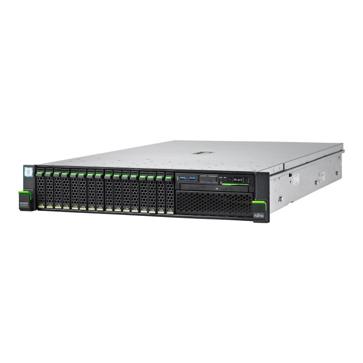 Fujitsu Primergy RX2520 M5 Xeon Silver 4208 2.1 GHz 16GB 8c 1P 2.5 SFF 450W 2U Rack-mountable Server