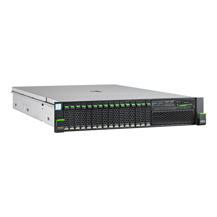 Fujitsu Primergy RX2520 M5 Xeon Silver 4208 2.1 GHz 16GB 8c 1P 2.5 SFF 450W 2U Rack-mountable Server