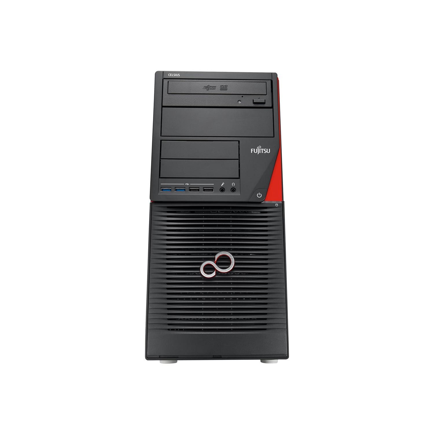 Windowsデスクトップ FUJITSU CELSIUS W520 Fujitsu Celsius W550 Xeon E3-1220V5 8GB 1TB Quadro K620 DVD-RW