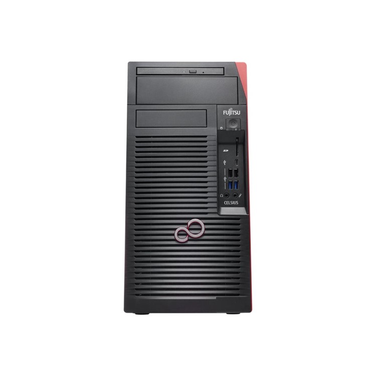 Fujitsu Celsius W580 Core i7 8700K 16GB 256GB DVD-RW Quadro P200 Windows 10 Pro Desktop