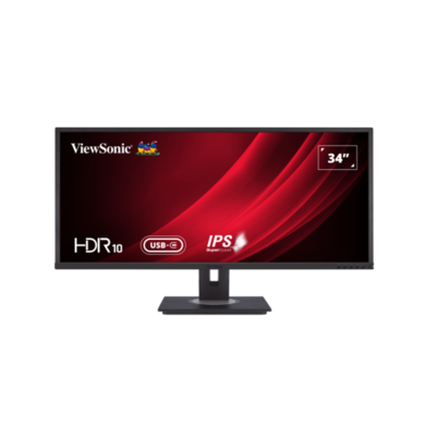 ViewSonic VG3456 34" WQHD VA USB-C Monitor 