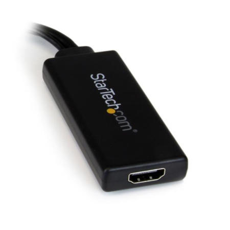 GRADE A1 - StarTech.com VGA to HDMI&reg; Adapter with USB Audio & Power – Portable VGA to HDMI Converter –  1080p