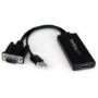 StarTech.com VGA to HDMI&reg; Adapter with USB Audio & Power – Portable VGA to HDMI Converter –  1080p