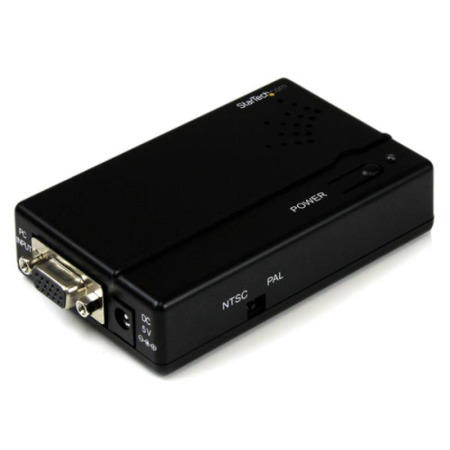 StarTech.com High Resolution VGA to Composite RCA or S-Video Converter - PC to TV