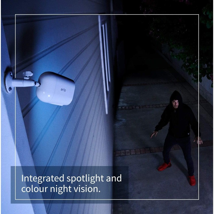 Arlo 1080P HD Essential Camera Motion Sensing IP Wireless Camera - 3 Pack