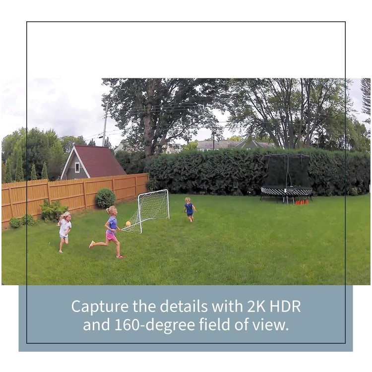 Arlo Pro 4 2K Ultra HD Motion Sensing IP Wireless Camera - 1 Pack