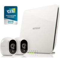 Netgear Arlo Smart Home System 2 x HD 720p Cameras Wire-Free Indoor/Outdoor with Night Vision Netgear Arlo Smart Home System 2 x HD 720p Cameras Wire-Free Indoor/Outdoor with Night Vision