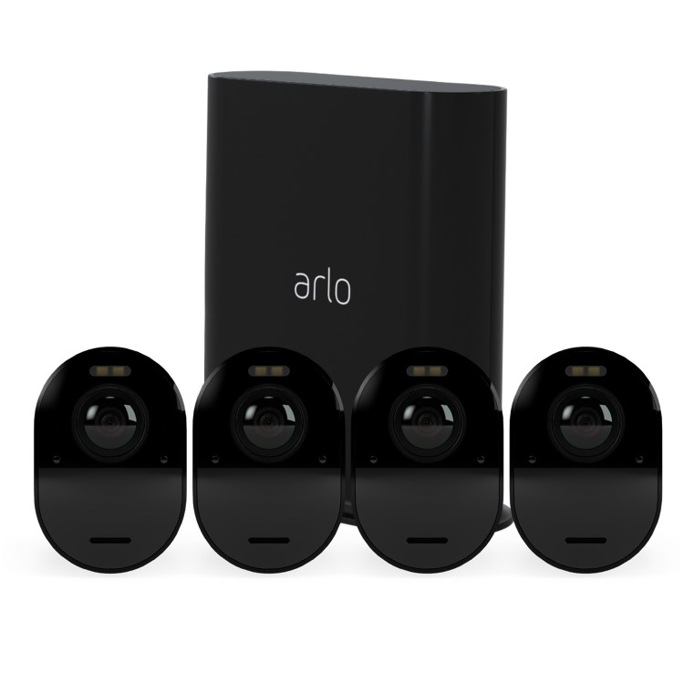 Arlo 4 Camera 4K Ultra HD NVR CCTV System with No HDD