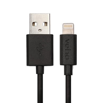 Veho Pebble 1m Apple MFi Lightning Cable - Black