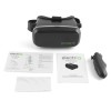 GRADE A1 - electriQ 3D VR glasses for phones with black remote control