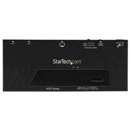 StarTech.com 2 Port HDMI Switch w/ Automatic and Priority Switching  - 1080p