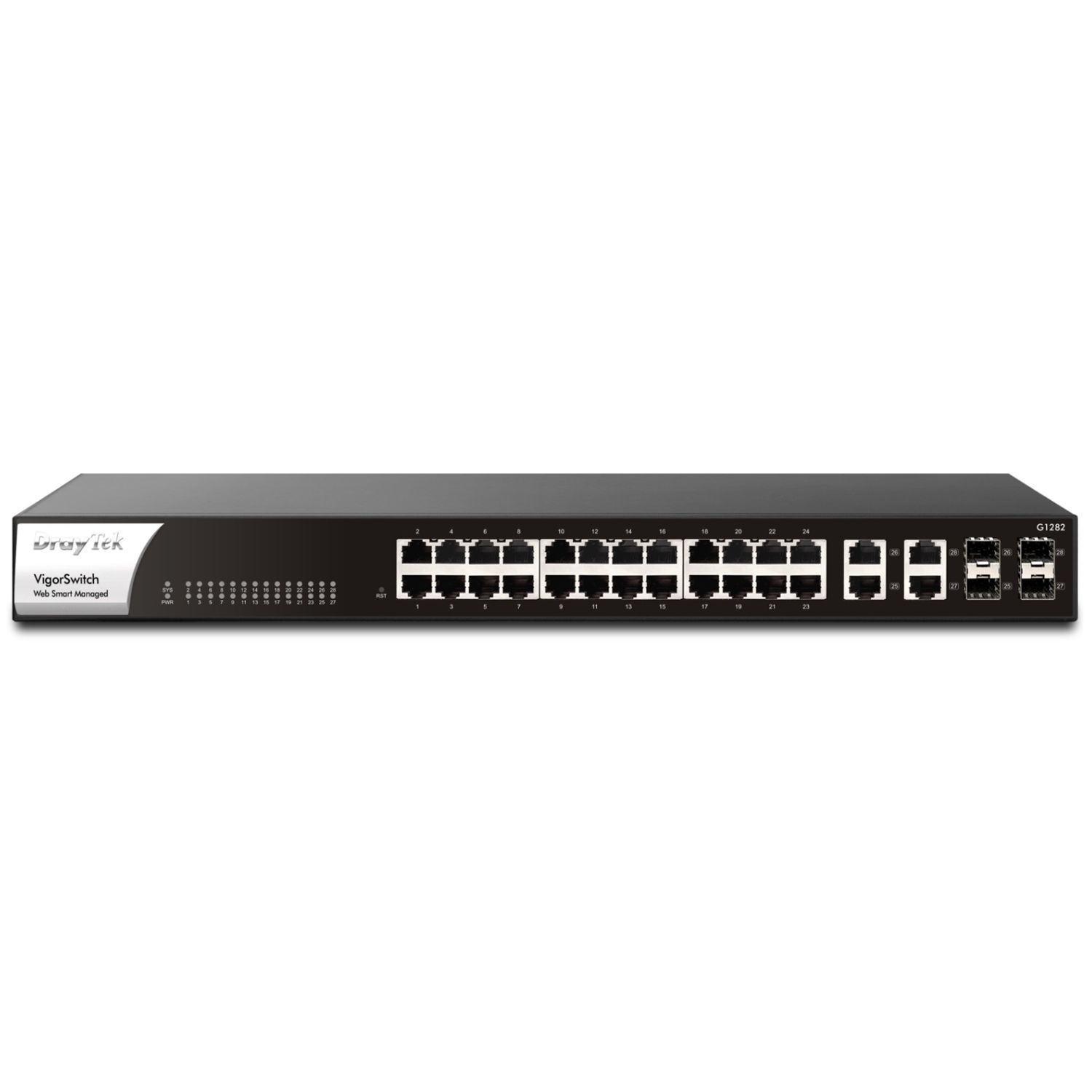 VigorSwitch G1282 24 Port Rack mountable Managed Switch