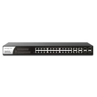 DrayTek VigorSwitch P1282 24-Port PoE Rack-mountable Managed Switch DrayTek VigorSwitch P1282 24-Port PoE Rack-mountable Managed Switch