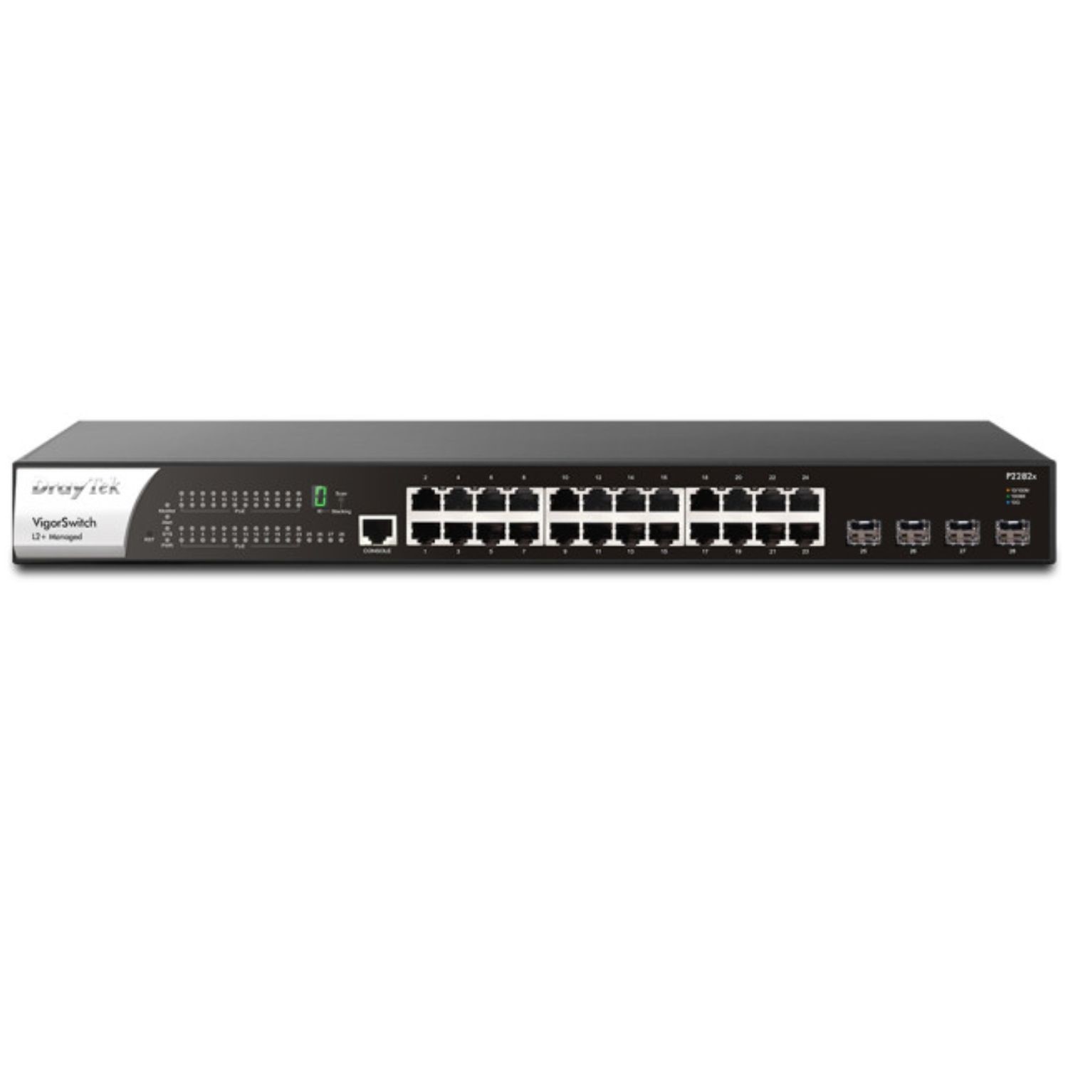 VigorSwitch P2282x 24 Port PoE Rack mountable Managed Switch