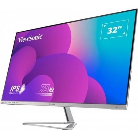 ViewSonic Monitor VX3276-MHD-3 32 Pollici IPS Full HD - 104% SRGB, HDMI, DP, VGA, Altoparlanti Integrati