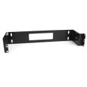 WALLMOUNTH2 2U 19in Hinged Wall Mount Bracket for Patch Panels