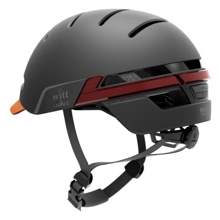 Livall BH51T Urban Bluetooth Enabled Smart Helmet - Graphite Black