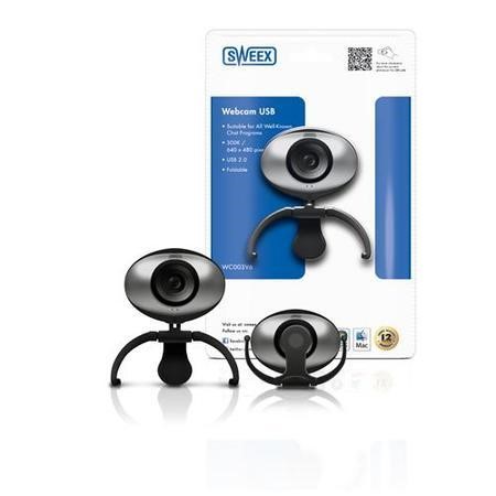 Sweex Webcam USB Foldable - Black - Laptops Direct