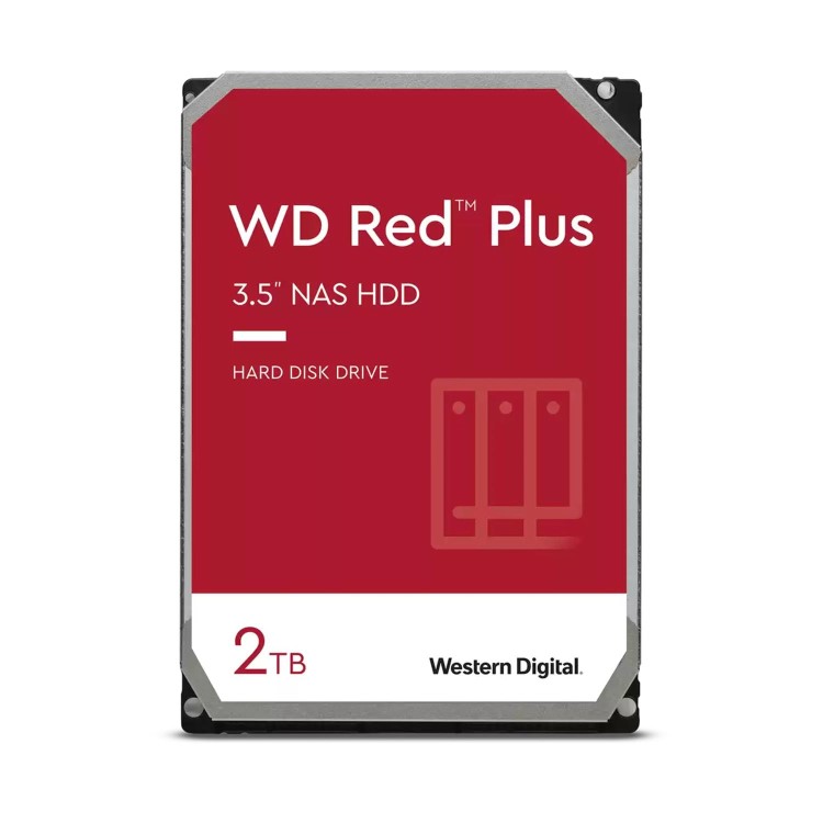Western Digital WD Red WD20EFPX - Hard drive - 2 TB - internal - 3.5" - SATA 6Gb/s - 5400 rpm - buffer_ 64 MB