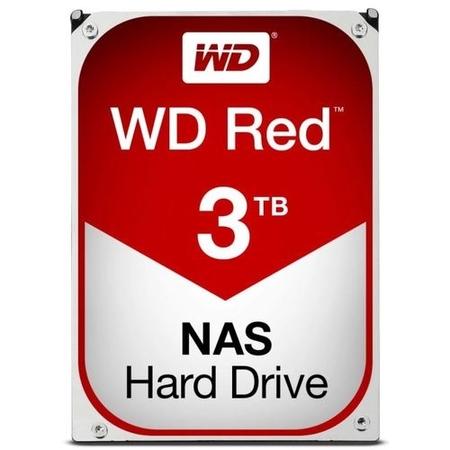 GRADE A1 - Western Digital Red 3TB SATA III 3.5" NAS Internal Hard Drive