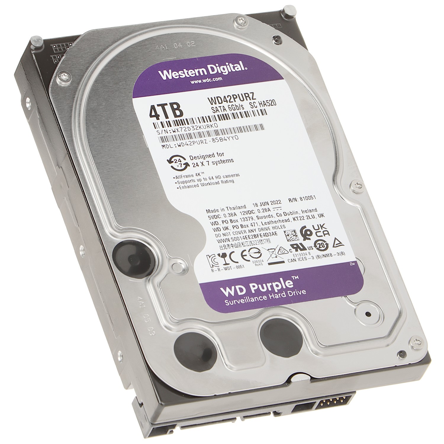 HP WESTERN DIGITAL 4TB SAS 3.5
