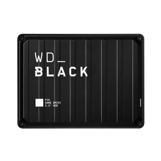 Western Digital Black P10 Game Drive 4TB USB 3.2 Gen 1 Portable External Hard Drive - Black
