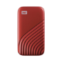 Western Digital My Passport 2TB USB 3.2 Gen 2 Portable External SSD - Red