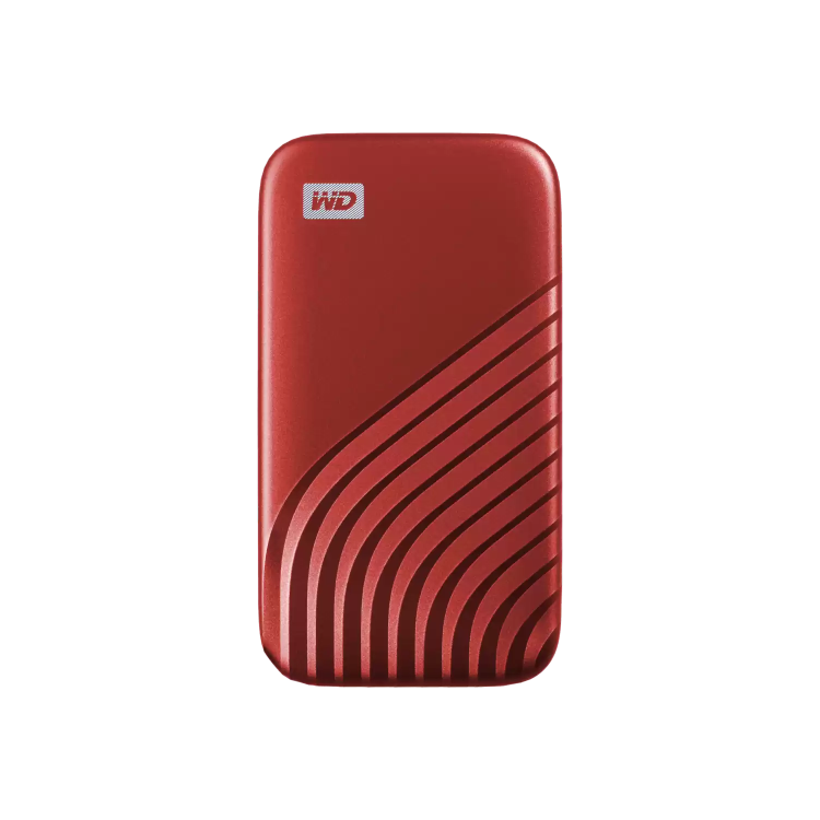Western Digital My Passport 2TB USB 3.2 Gen 2 Portable External SSD - Red