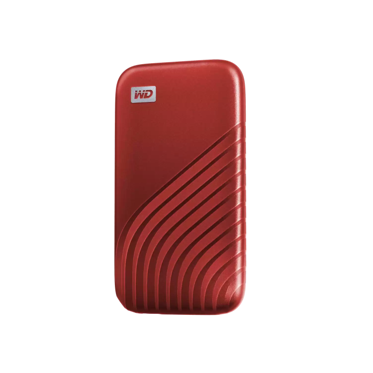Western Digital My Passport 2TB USB 3.2 Gen 2 Portable External SSD - Red