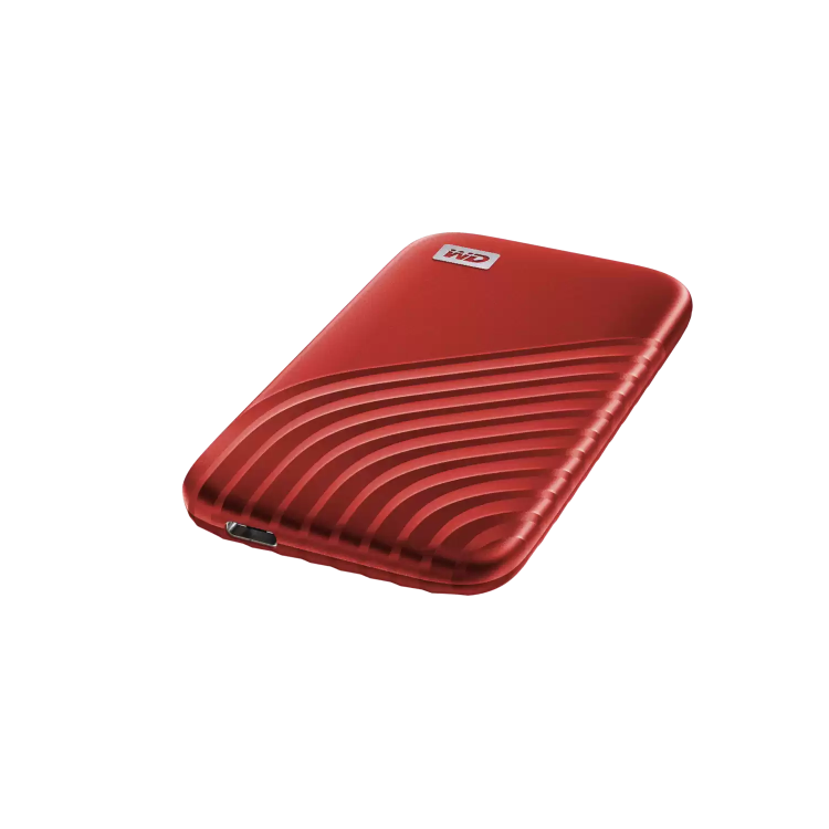Western Digital My Passport 2TB USB 3.2 Gen 2 Portable External SSD - Red
