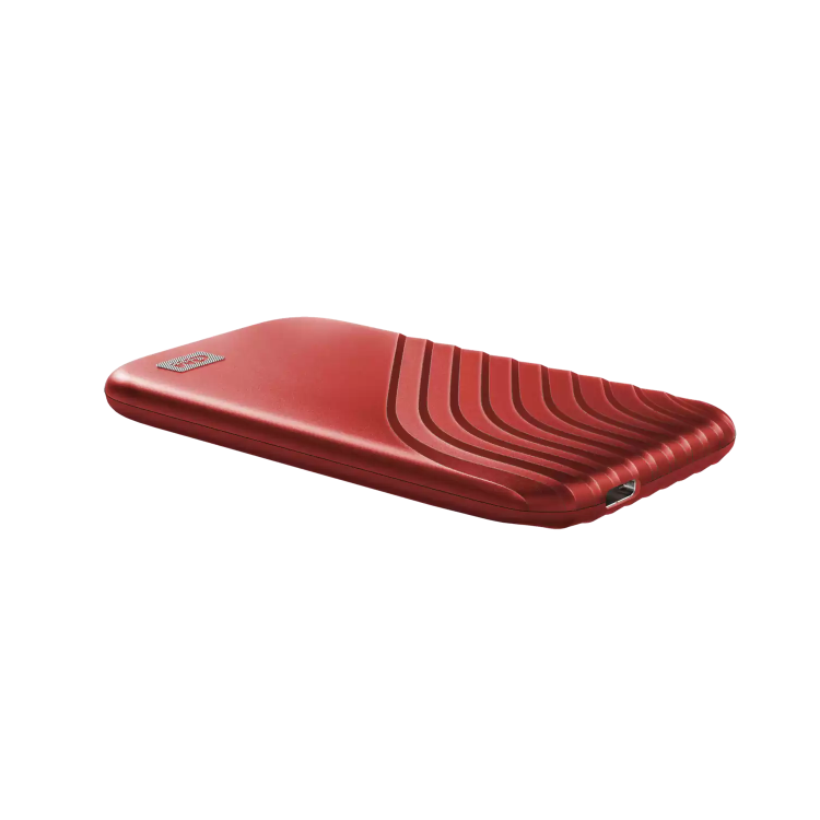 Western Digital My Passport 2TB USB 3.2 Gen 2 Portable External SSD - Red