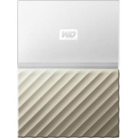 Western Digital My Passport Ultra 2TB 2.5" USB 3.0 External Hard Drive in White & Gold