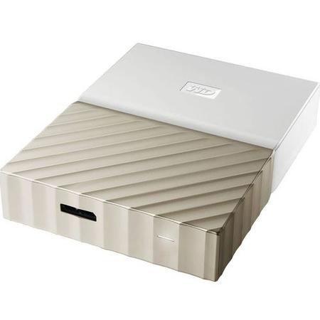 Western Digital My Passport Ultra 2TB 2.5" USB 3.0 External Hard Drive in White & Gold