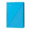 Western Digital My Passport 4TB USB 3.2 Gen 1 Portable External Hard Drive - Blue