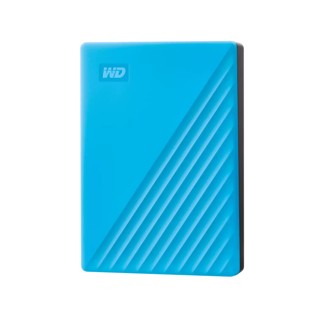 Western Digital My Passport 4TB USB 3.2 Gen 1 Portable External Hard Drive - Blue