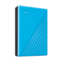 Western Digital My Passport 4TB USB 3.2 Gen 1 Portable External Hard Drive - Blue